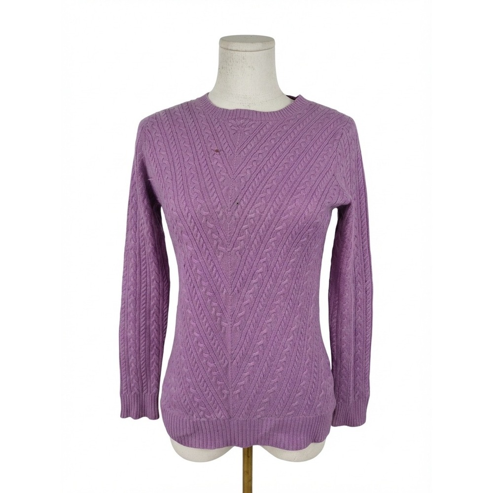 Sutton Studio Lavender Cashmere Sweater Size Extra Small